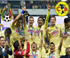 Club America Champion Apertura Mexico Puzzle Printable Jigsaw