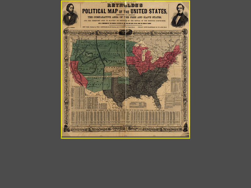 Reynolds S Political Map Of The United States 1856 Puzzle