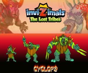 Cyclops, latest evolution. Invizimals The Lost Tribes. The giant