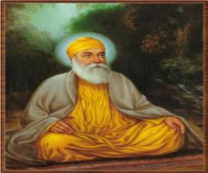 Guru Nanak Dev, founder of Sikhism puzzle & printable jigsaw