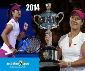 Na Li champion Open Australia 2014 puzzle & printable jigsaw