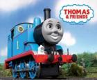 Thomas the Tank Engine is a steam locomotive and displays the running number 1. Thomas and Friends or Thomas the Tank Engine