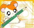 Hamtaro, an adventurous and mischievous hamster