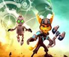Ratchet and Clank robot, main protagonists of the adventures of the video games Ratchet and Clank 