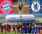 Bayern Munich vs Chelsea FC. Final UEFA Champions League 2011-2012. Allianz Arena, Munich, Germany