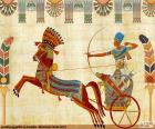 Egyptian Warrior and chariot