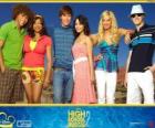 Main characters from High School Musical 2