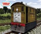 Toby is the No. 7 brown tram engine