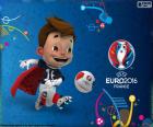 Super Victor is the mascot UEFA EURO 2016 in France