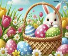 Colorful Easter image puzzle