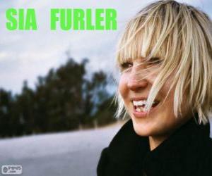 SIA Furler Australian singer puzzle & printable jigsaw