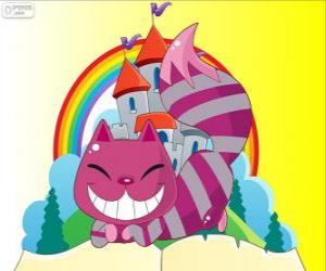 The Cheshire Cat appears and disappears puzzle & printable jigsaw