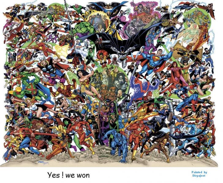 Superheroes puzzle