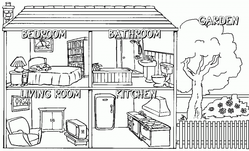 Parts of the house puzzle