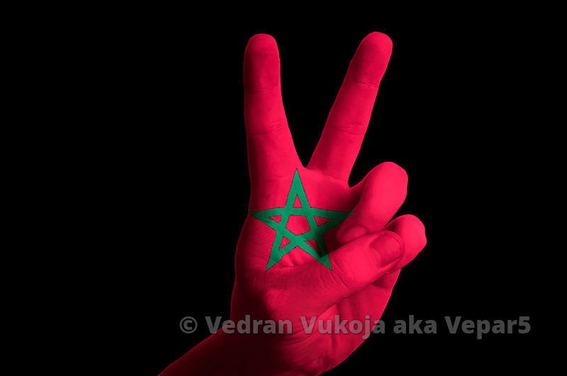 this is morocco peace sign thra puzzle