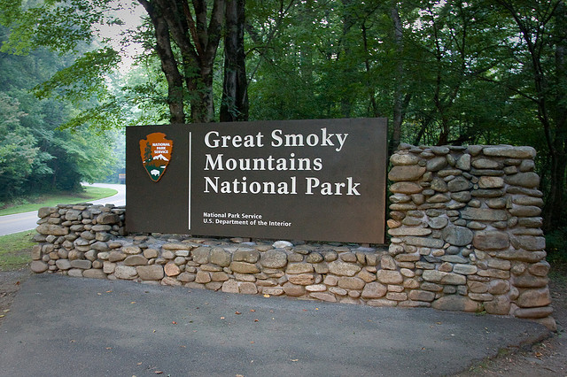 Great Smoky Mountains National Park Sign puzzle