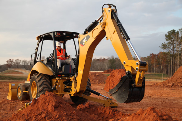 caterpillar backhoe working puzzle