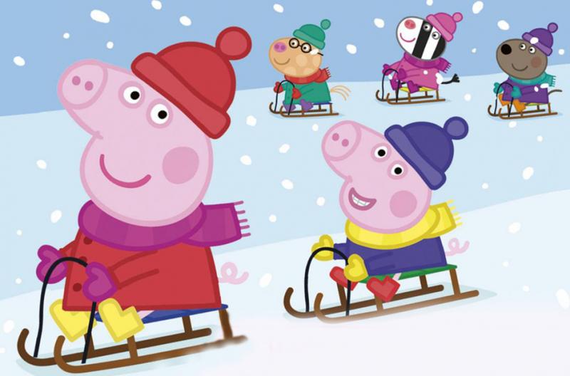 Peppa Pig Christmas puzzle