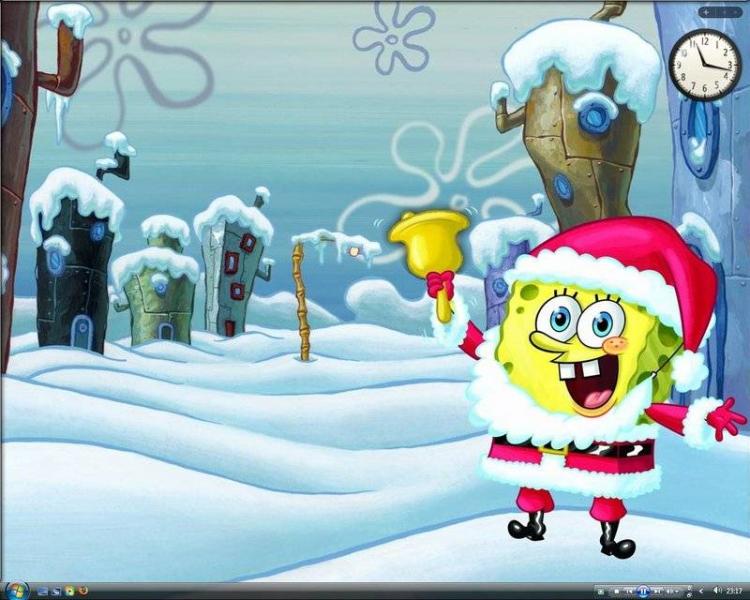 Spongebob Christmas puzzle