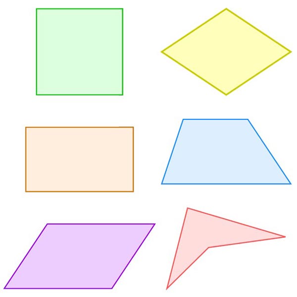 quadrilateral shapes puzzle