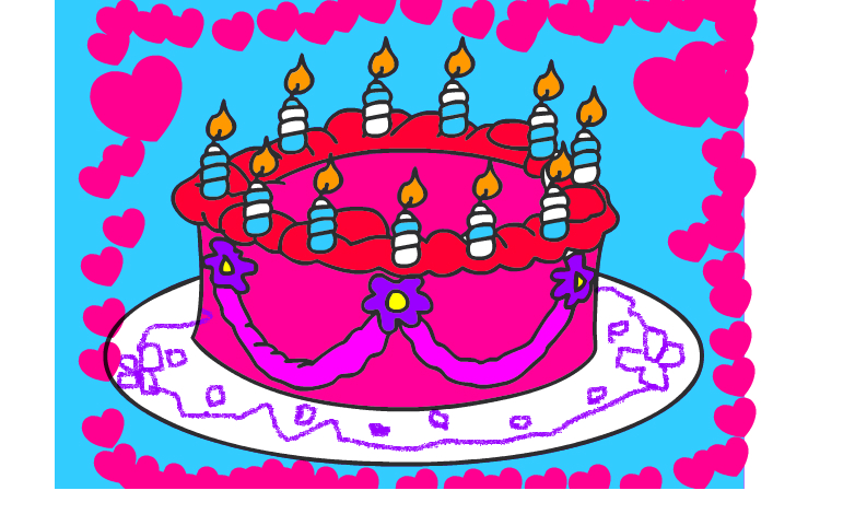 happy birhday cake puzzle