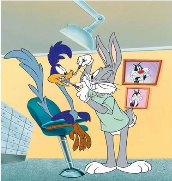 Bugs Bunny tandarts puzzle