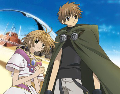 syaoran and sakura in clow country puzzle