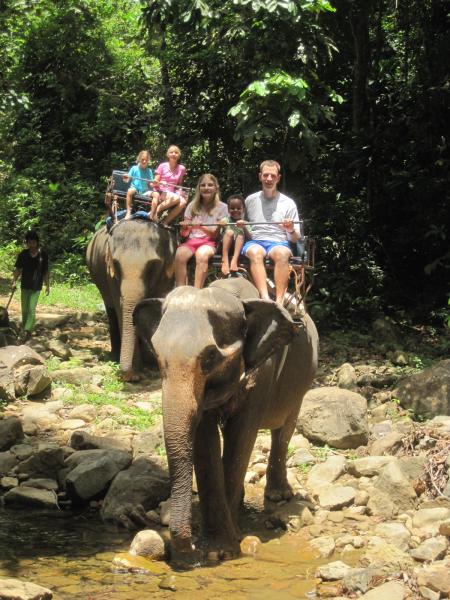 Riding Elephants on Elephant Island Thailand puzzle