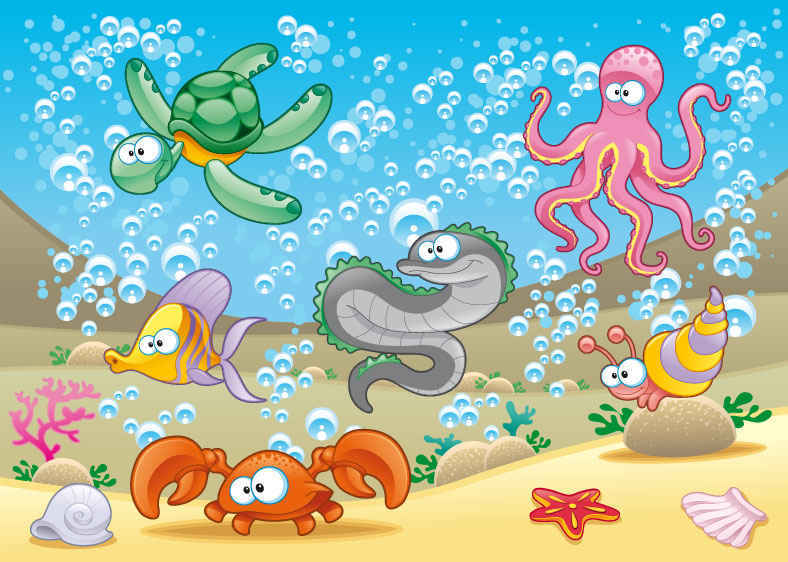 hello sea animals puzzle