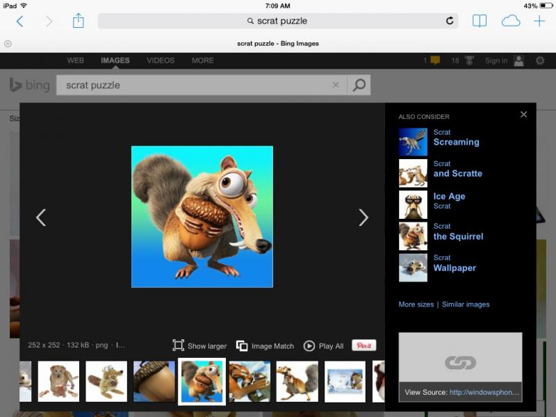 Scrat puzzle