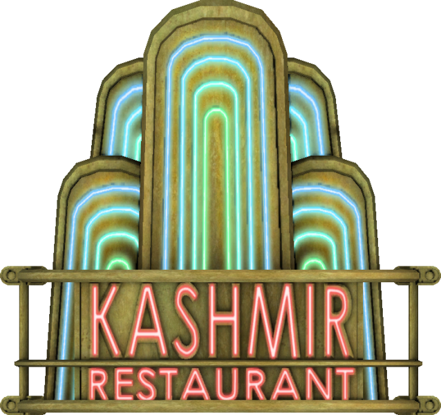 Kashmir Restaurant Sign puzzle