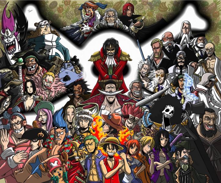 One piece Personajes puzzle