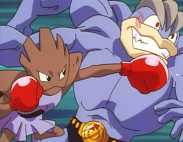 Machamp and Hitmonchan Fighting Pokemon puzzle