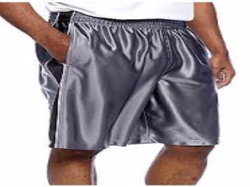 gray shorts shiny puzzle