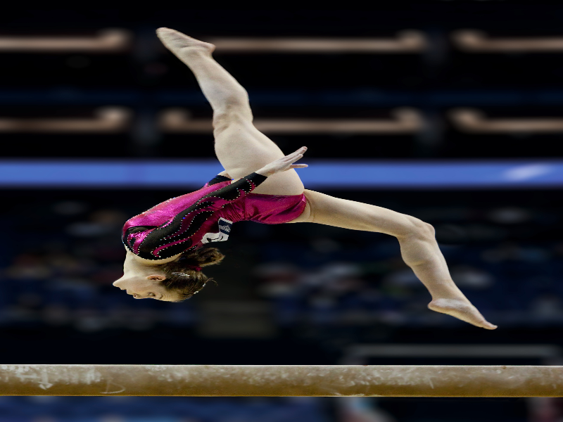 Gymnast on the balance beam puzzle