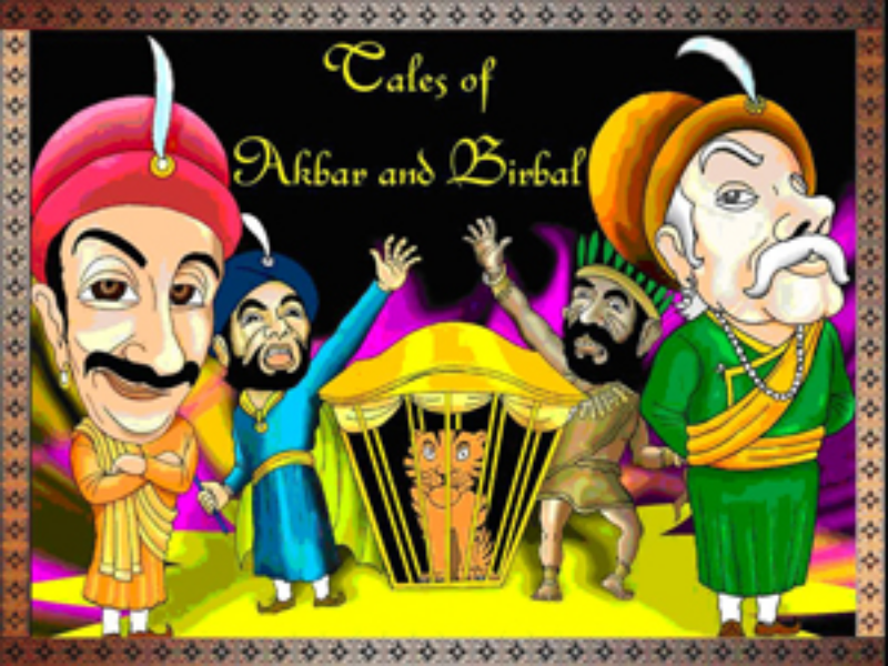 Akbar and Birbal Puzzle- Enjoy the puzzle of two evergreen characters from India. Please play. puzzle