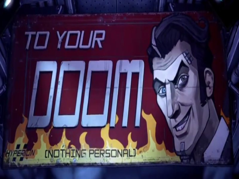 Borderlands 2 Handsome Jack To Your Doom Nothing Personally  puzzle