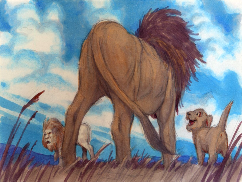 Lion King concept art puzzle