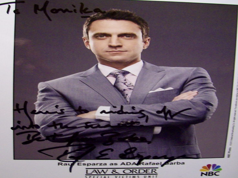 Raul Esparza as ADA Rafael Barba  puzzle