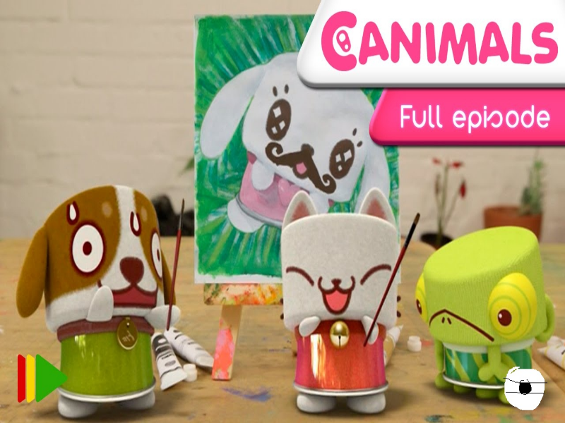 Canimals: Paint Cans puzzle for kids puzzle