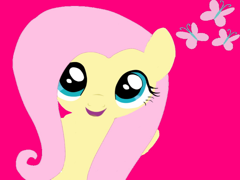 my little pony  Fluttershy wallpaper puzzle