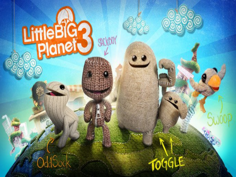 LittleBigPlanet game for PS4 and PS3, Sackboy has new friends puzzle to play puzzle