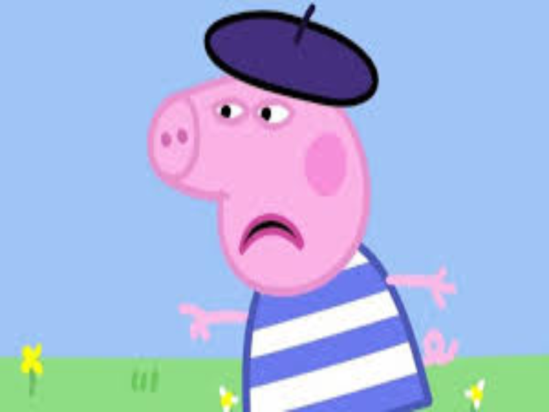 peppa pig is hAWt puzzle