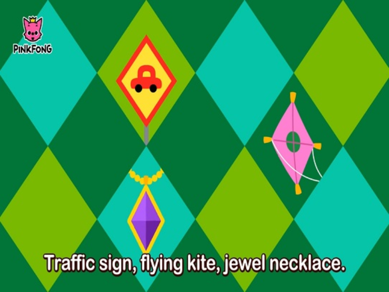 traffic sign kite necklace puzzle