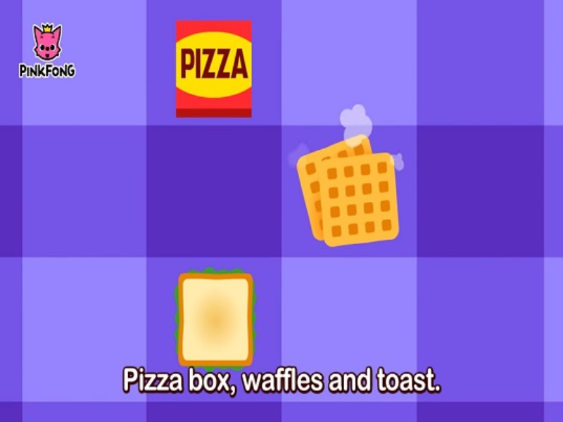 pizza box waffles toast puzzle