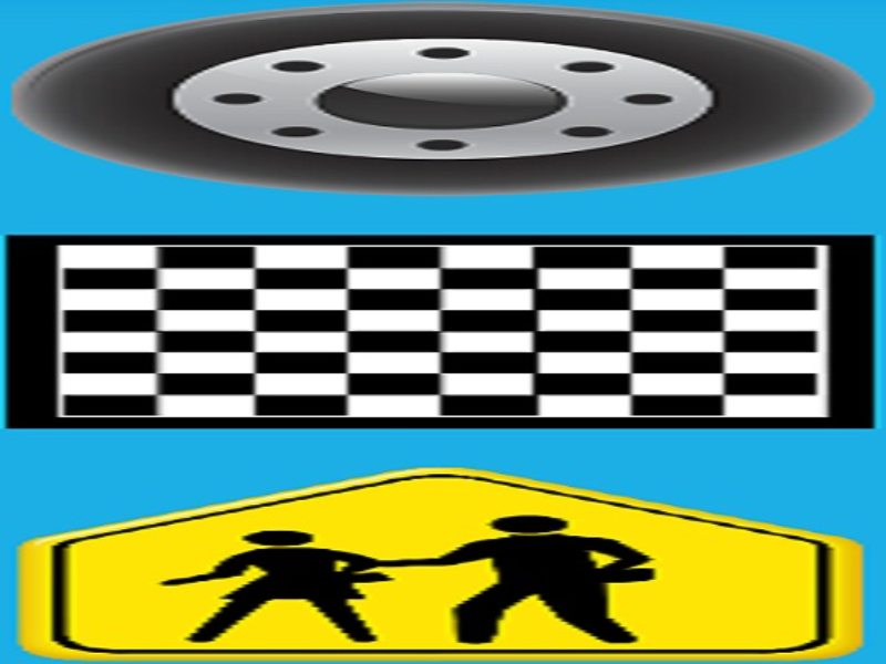 tire chess traffic sign puzzle