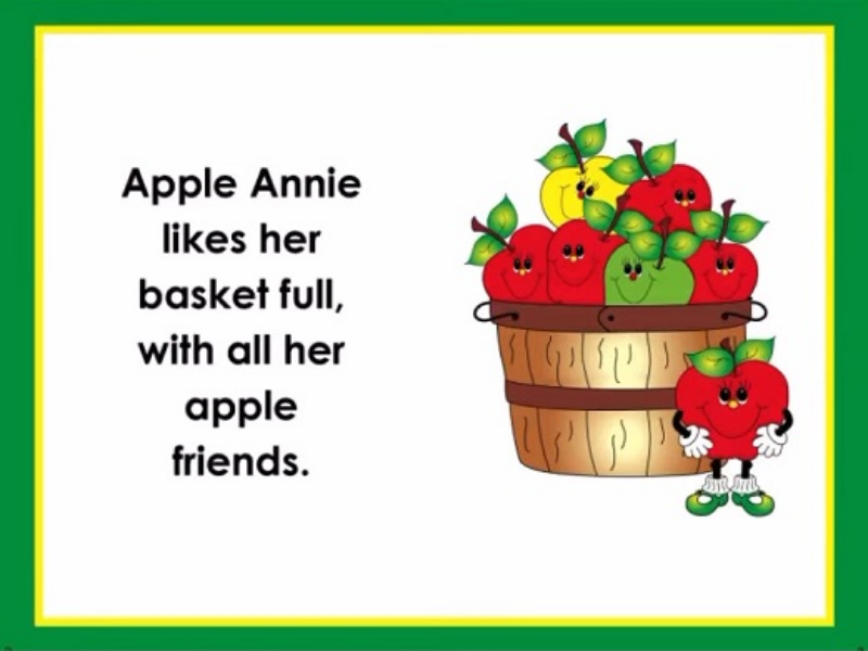 apple annie likes her basket full with all her apple friends puzzle