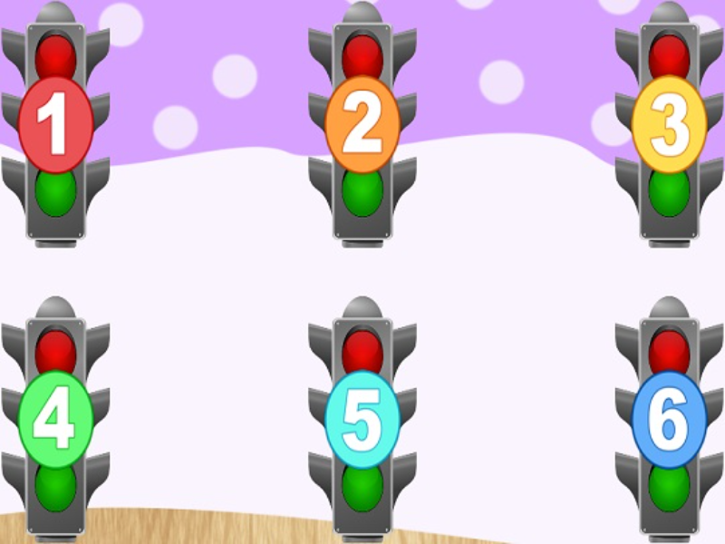 six traffic lights puzzle