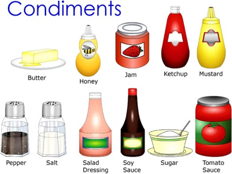 condiments puzzle