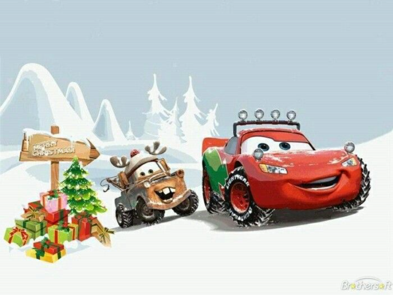 Cars Christmas puzzle